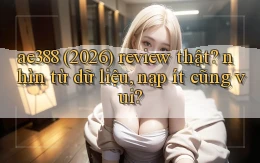 ae388 (2026) review thật nhìn từ dữ liệu, nạp ít cũng vui