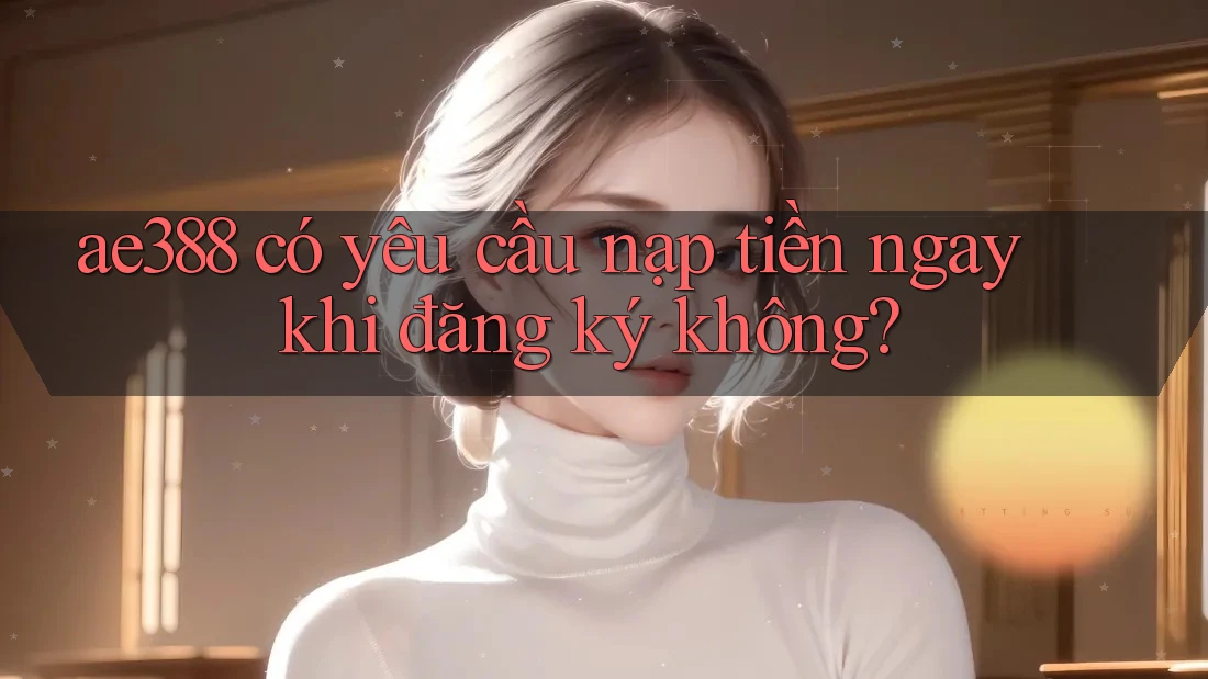 ae388 có yêu cầu nạp tiền ngay khi đăng ký không?