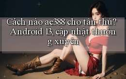 Cách nào ae388 cho tân thủ, Android 13, cập nhật thường xuyên