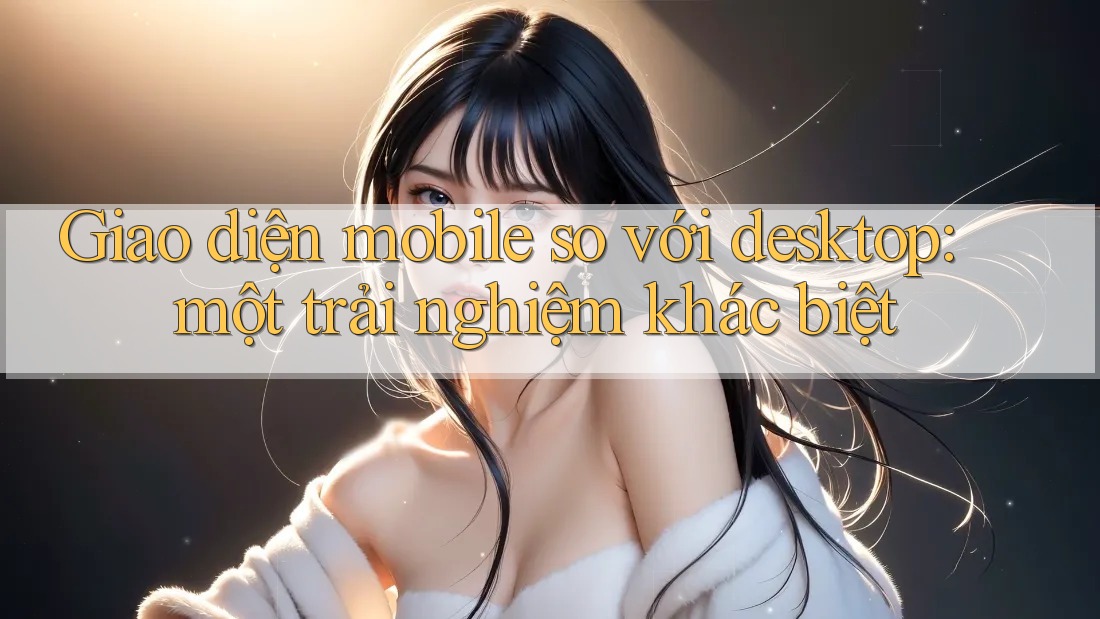 Giao diện mobile so với desktop: một trải nghiệm khác biệt