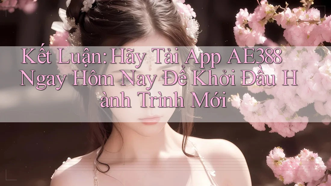 Kết Luận: Hãy Tải App AE388 Ngay Hôm Nay Để Khởi Đầu Hành Trình Mới