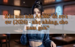 Khi nào nên Ae388 để review (2026)   nhẹ nhàng, cho nam giới