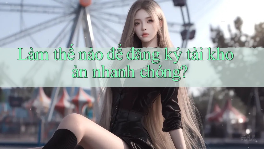 Làm thế nào để đăng ký tài khoản nhanh chóng?