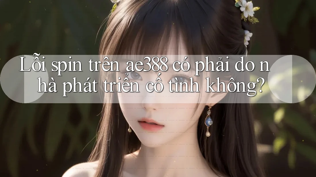 Lỗi spin trên ae388 có phải do nhà phát triển cố tình không?