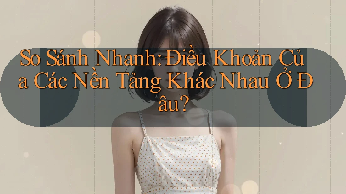 So Sánh Nhanh: Điều Khoản Của Các Nền Tảng Khác Nhau Ở Đâu?