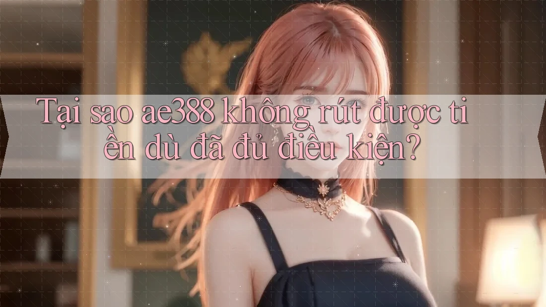 Tại sao ae388 không rút được tiền dù đã đủ điều kiện?