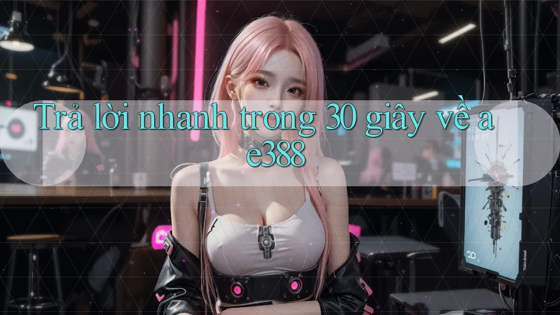 Trả lời nhanh trong 30 giây về ae388