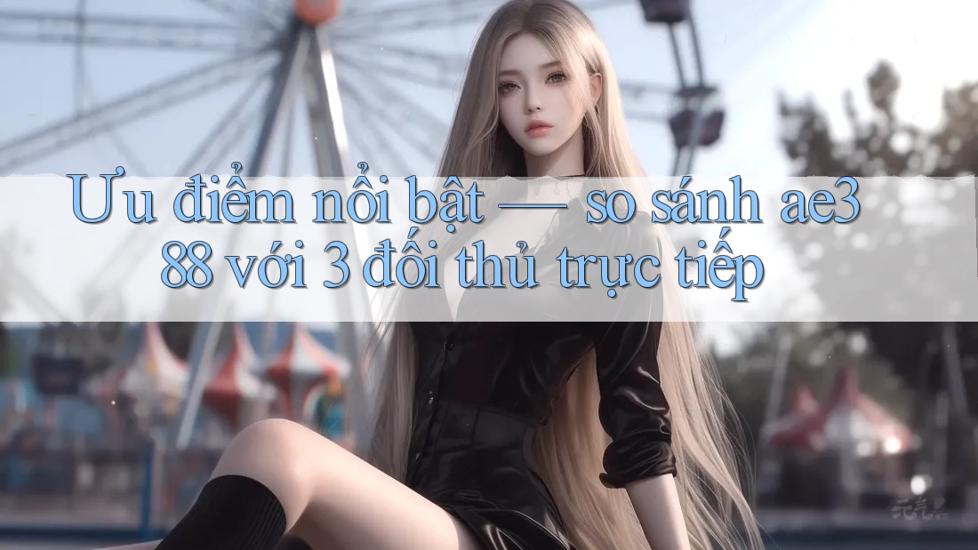 Ưu điểm nổi bật — so sánh ae388 với 3 đối thủ trực tiếp