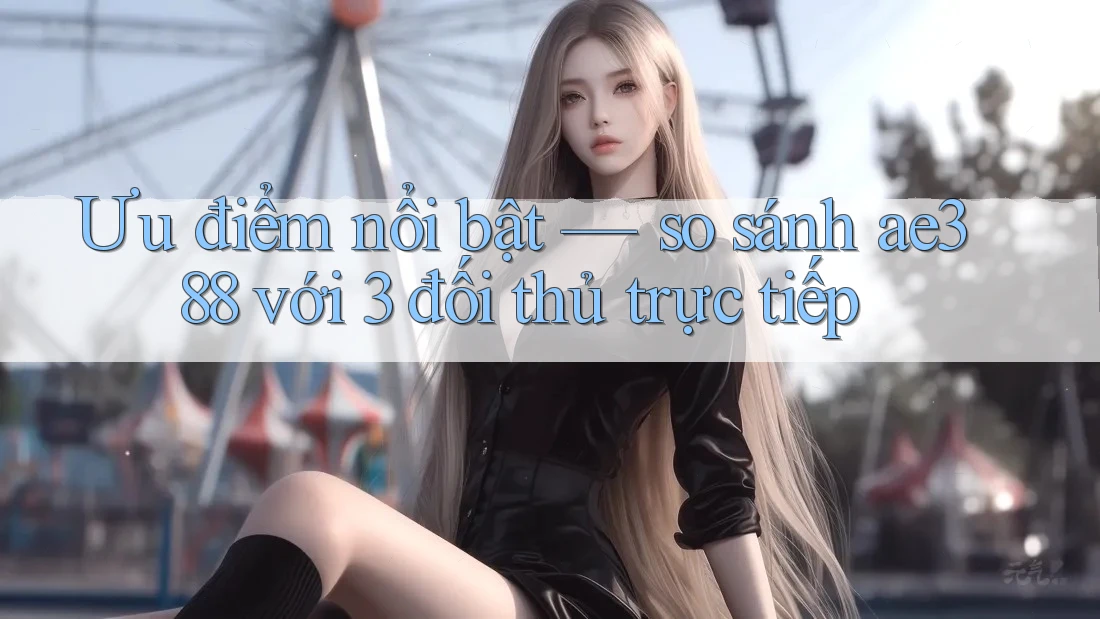 Ưu điểm nổi bật — so sánh ae388 với 3 đối thủ trực tiếp